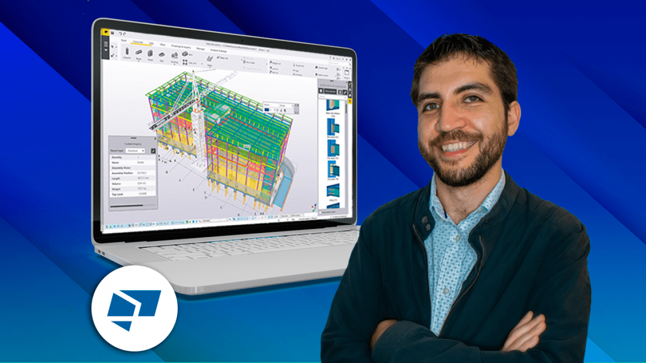 Modelado BIM con Tekla Structures: Concreto Armado