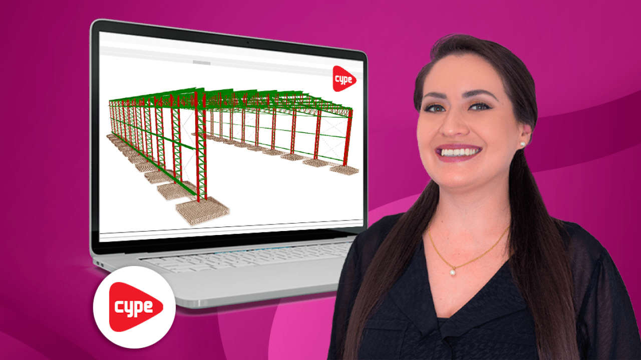 Análisis y diseño de estructuras metálicas con CYPE3D