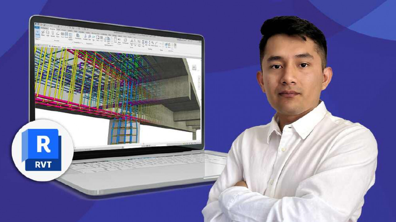 Modelado de acero de refuerzo con REVIT avanzado