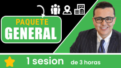 Paquete GENERAL: Incluye 1 sesión de 3 horas. Tu eres libre de escoger el tema, la fecha, hora, ciudad y domicilio.
